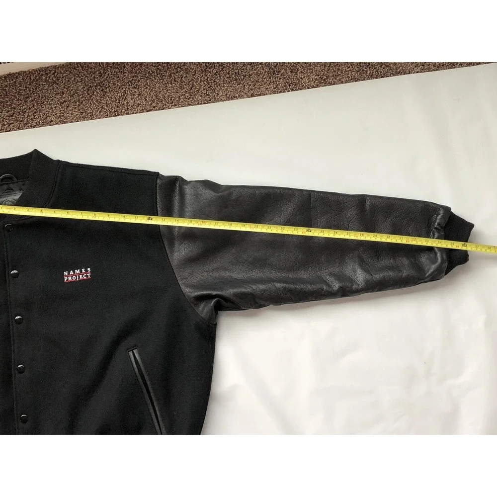Golden Bear Jacket‎ Men XXL Letterman Names Project AIDS Memorial Quilt LGBTQ